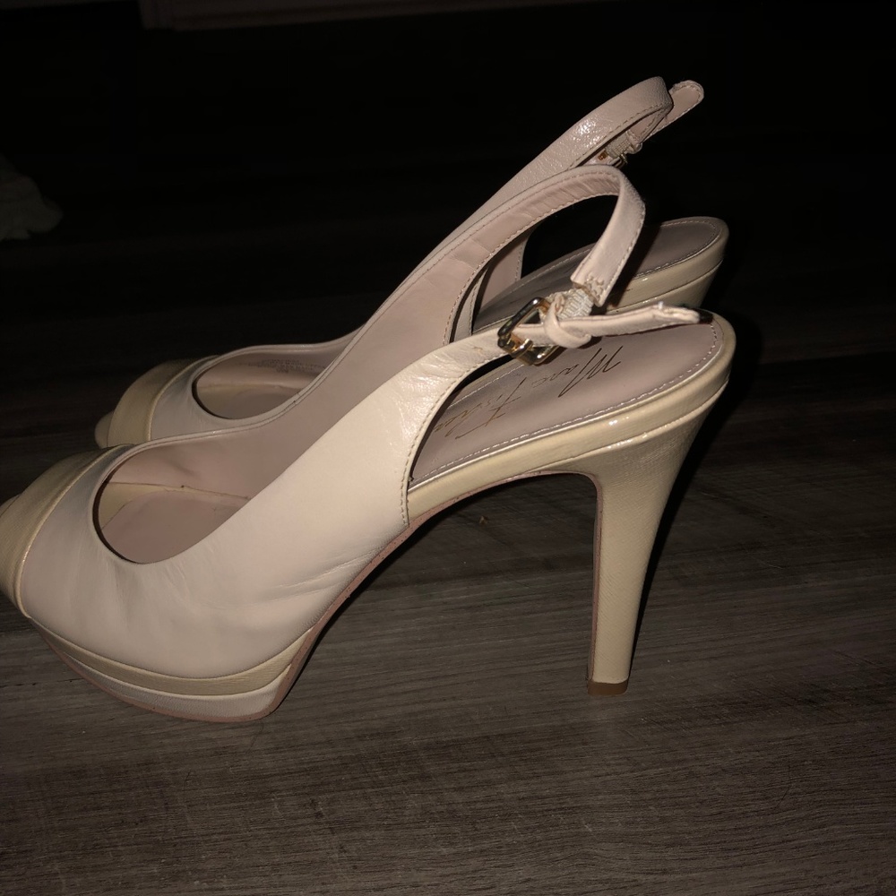 Marc Fisher ~ Melissa Platform Heel ~ Leather Peep - Picture 3 of 5